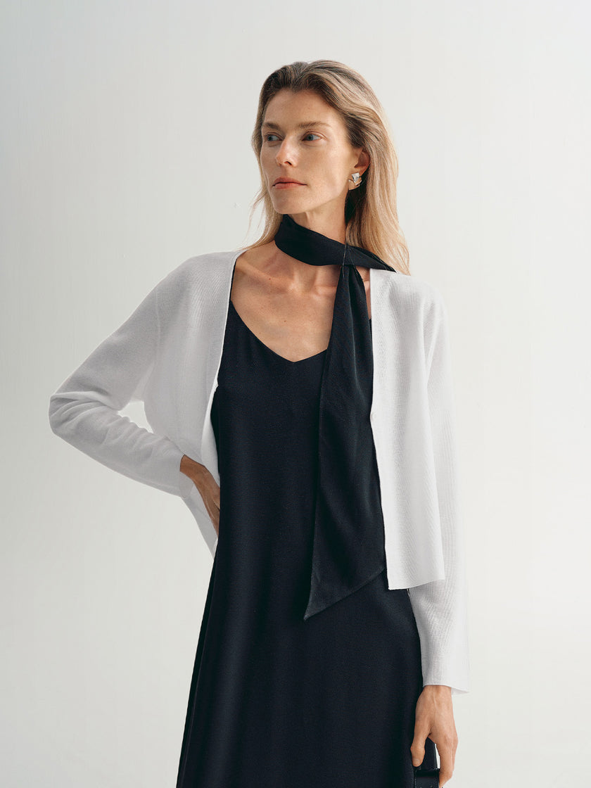 Gilet fin blanc