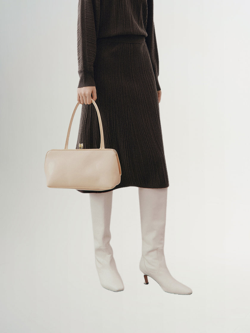 Long flared skirt