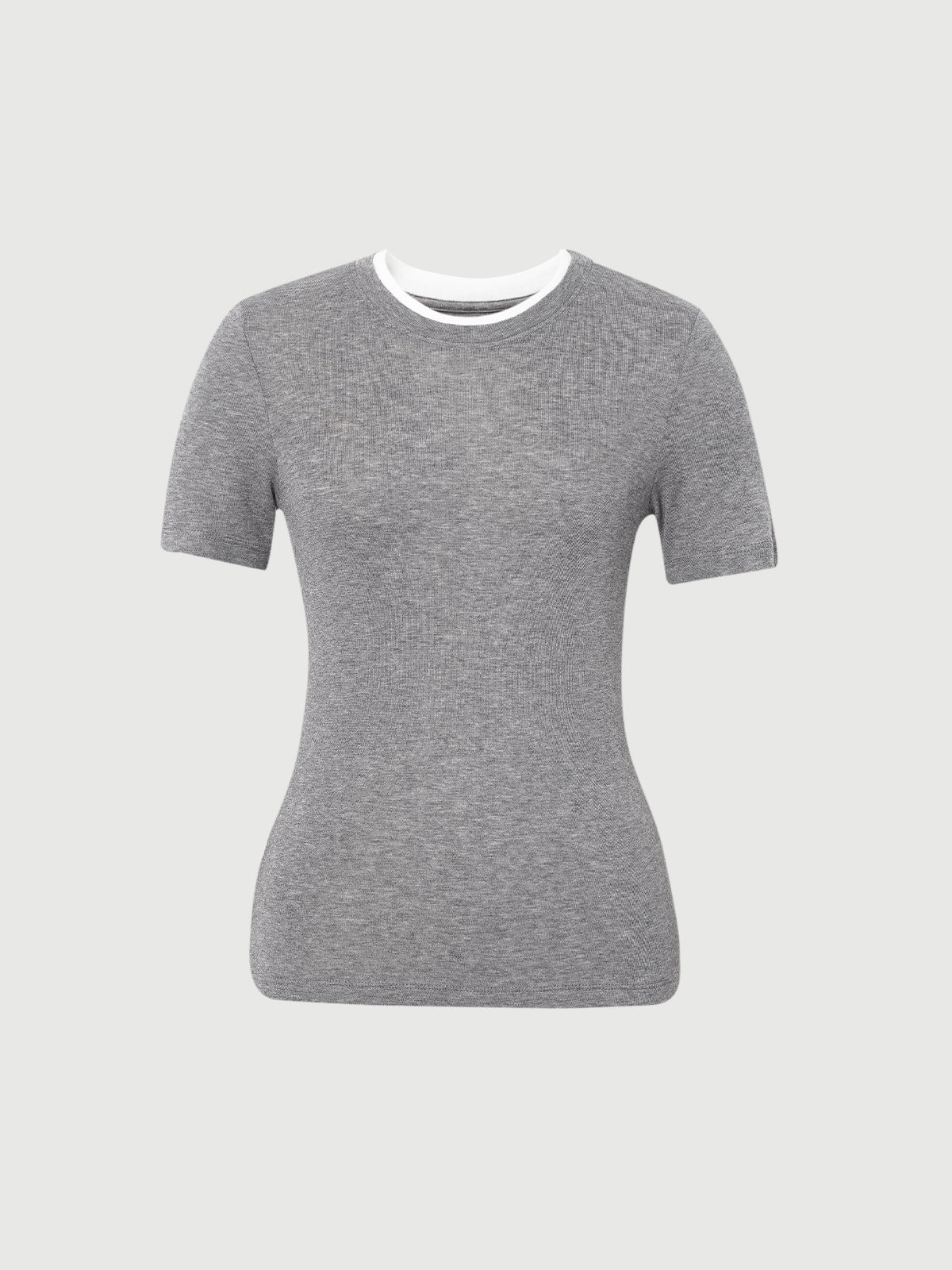 Double collar T-shirt