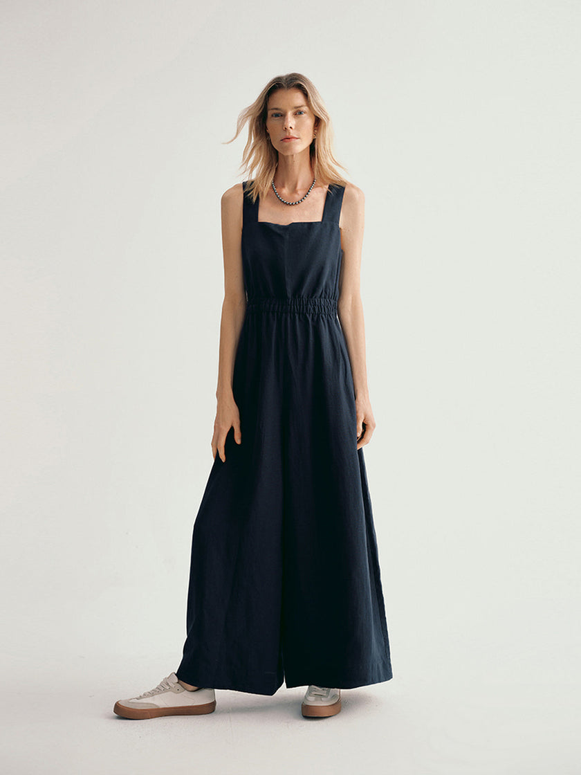 Blue jumpsuit