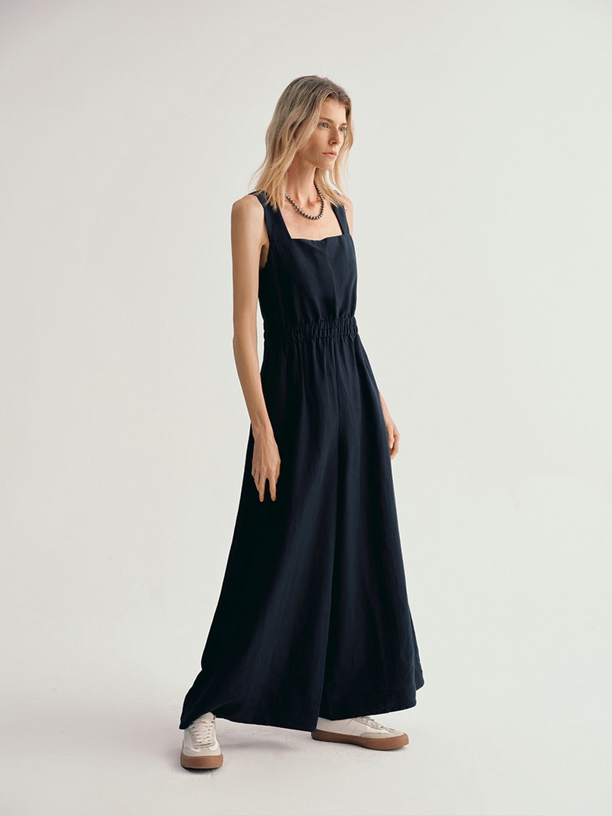 Blue jumpsuit