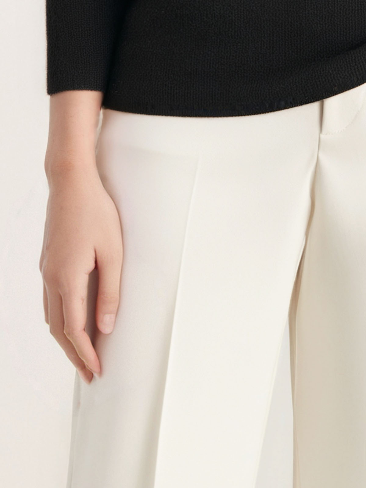 Pantalon blanc droit