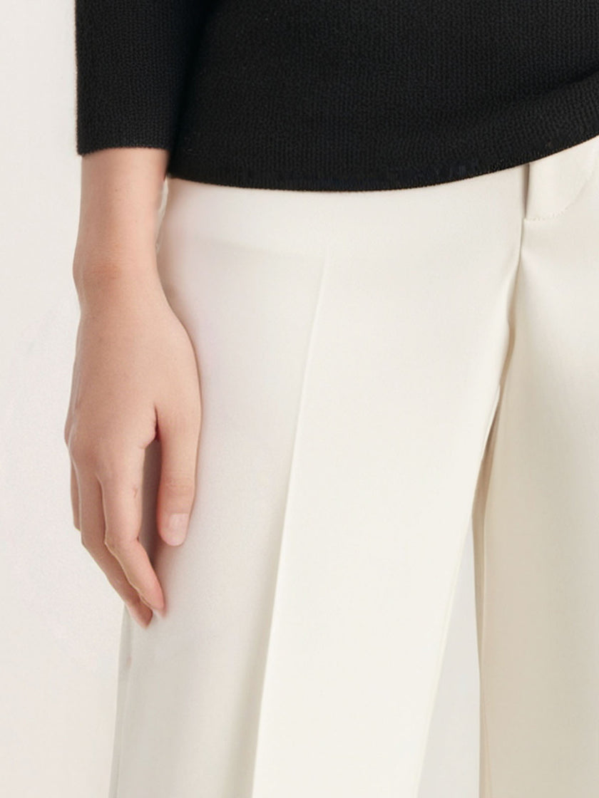 Pantalon blanc droit
