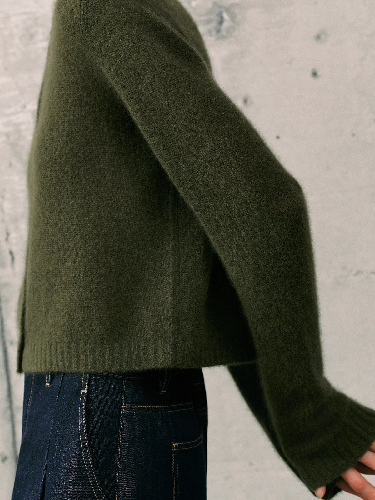 Silk-Cashmere Cardigan