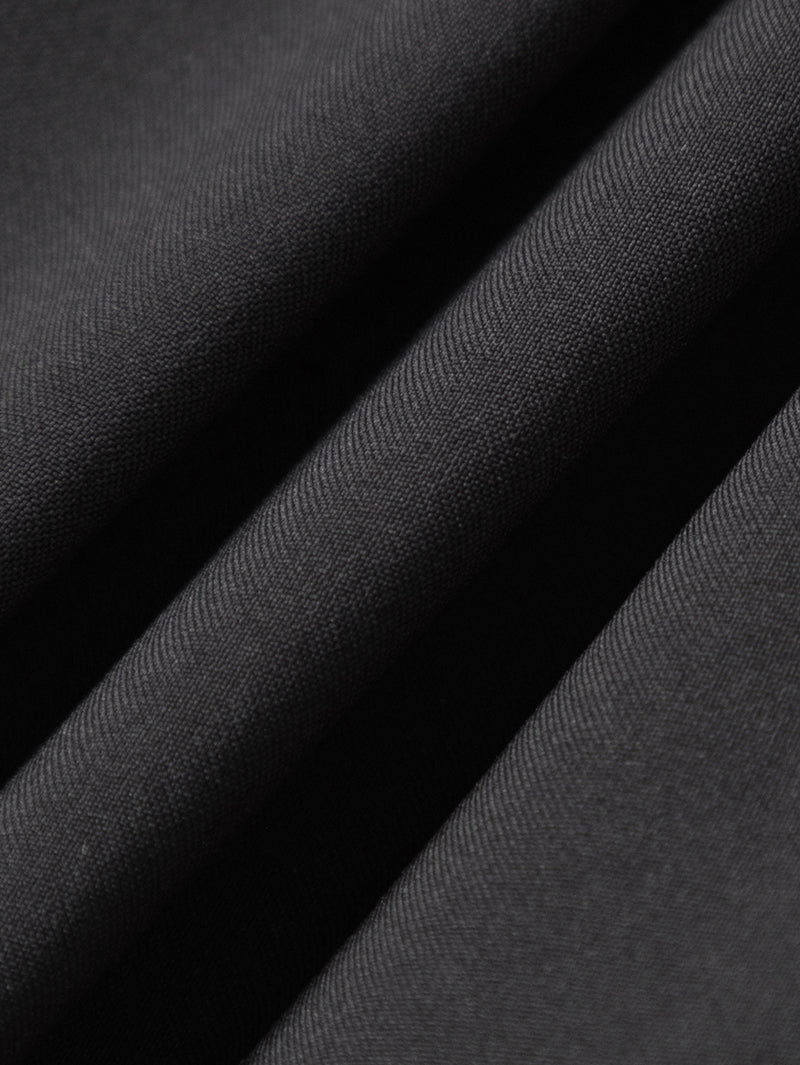 Dark gray winter pleated skirt