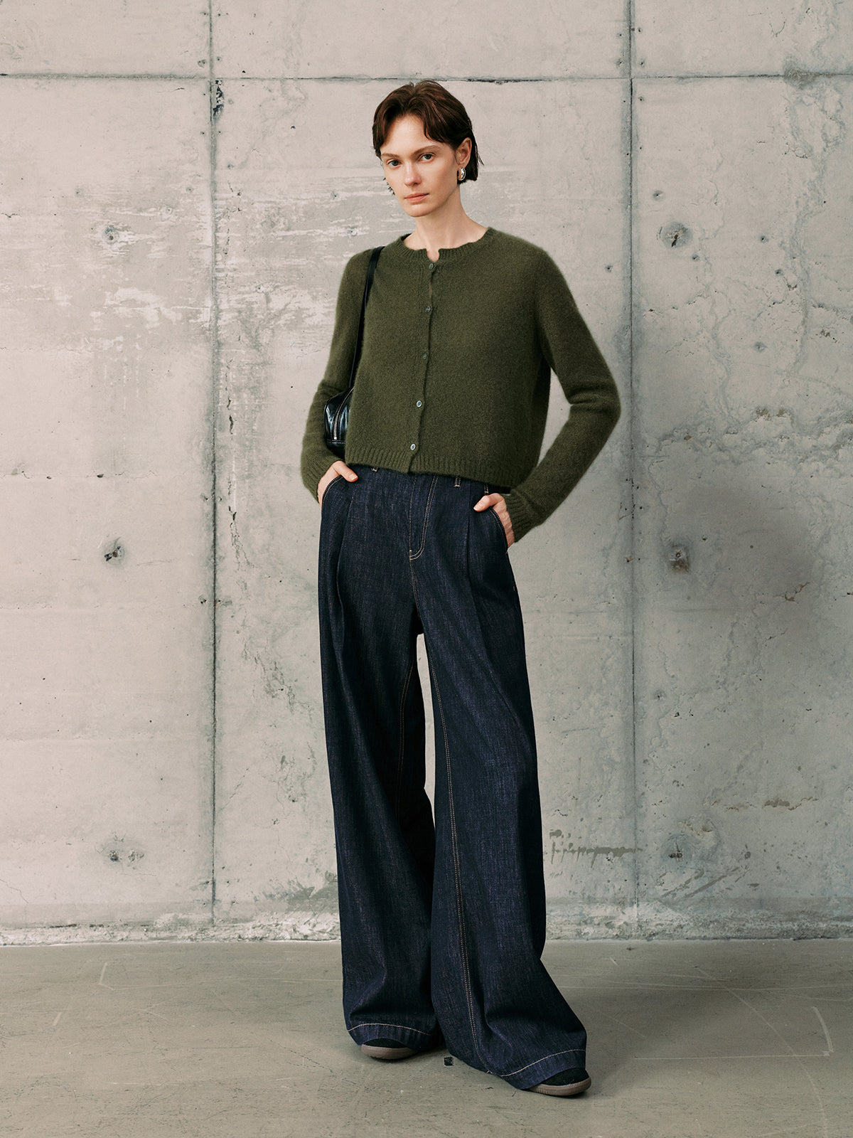 Silk-Cashmere Cardigan
