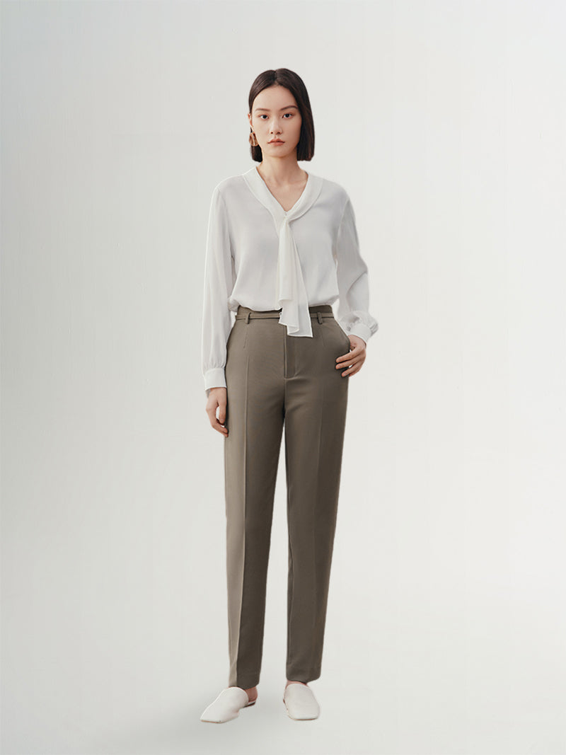Pantalon marron classique