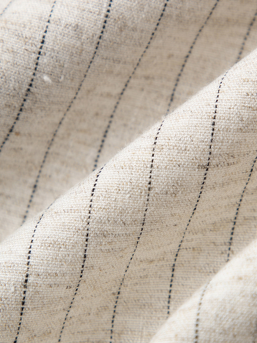 Blazer rayé beige