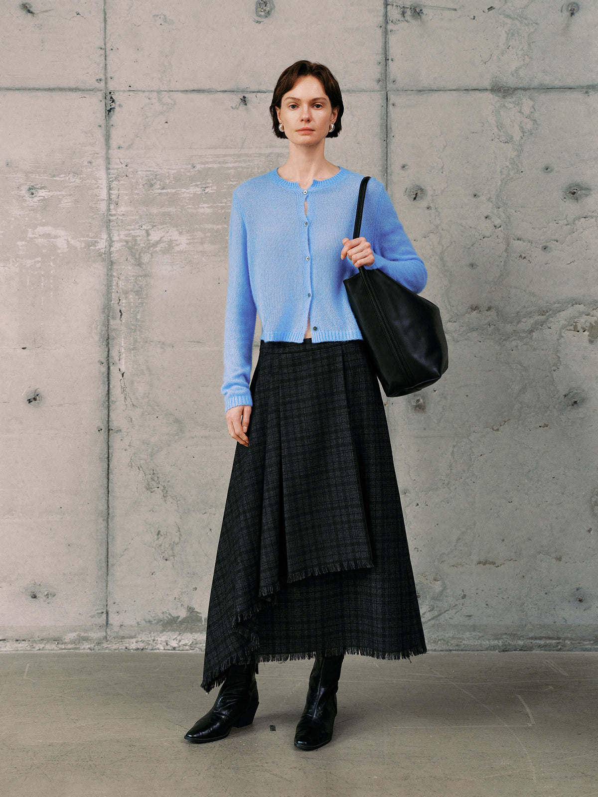Silk-Cashmere Cardigan