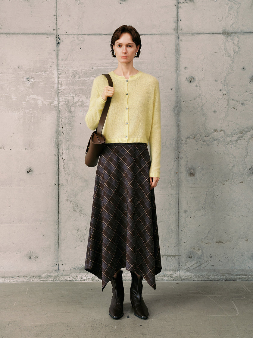 Silk-Cashmere Cardigan
