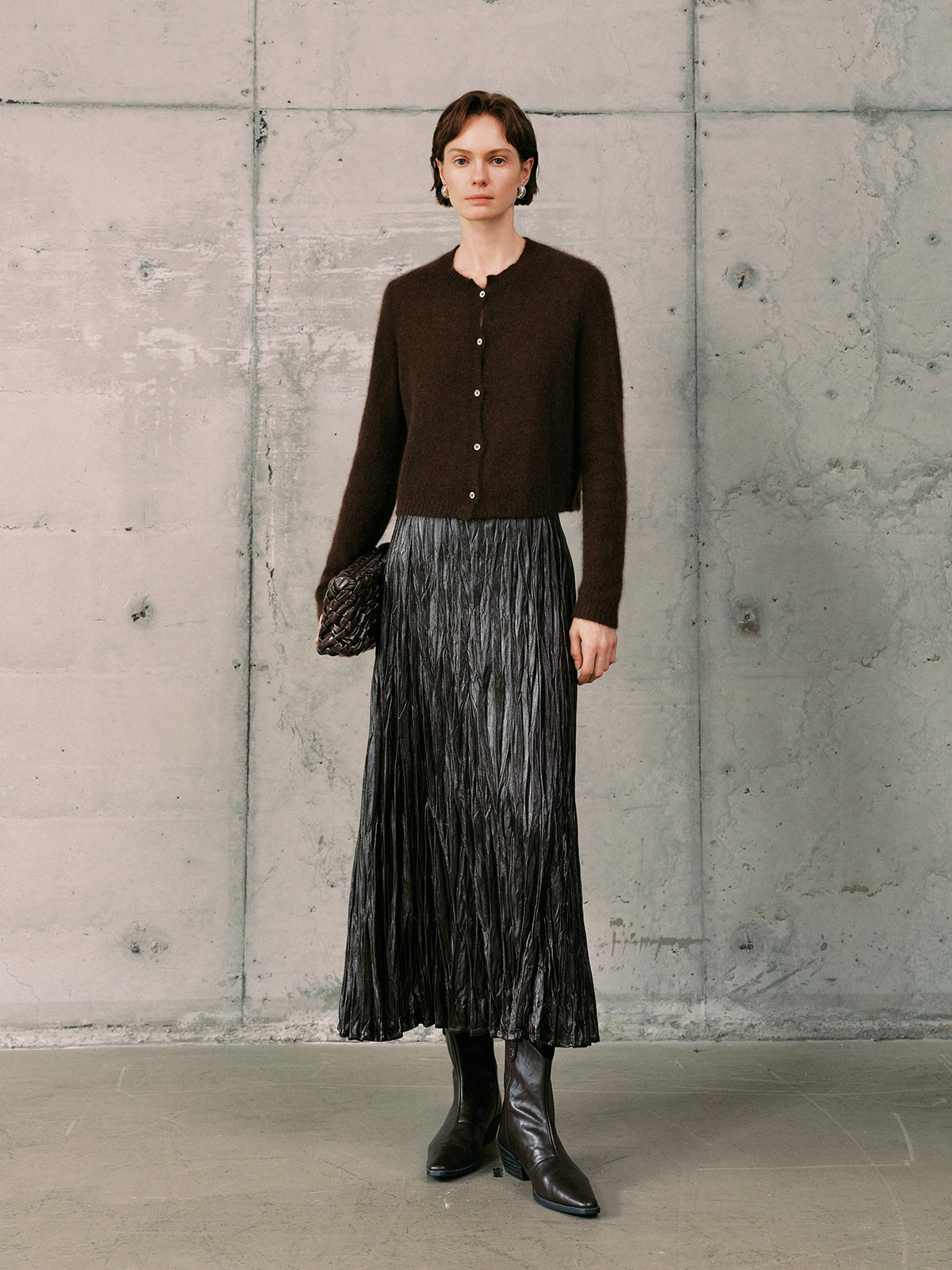 Silk-Cashmere Cardigan