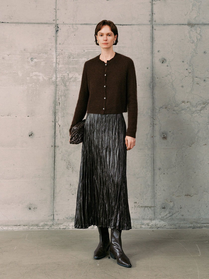 Silk-Cashmere Cardigan