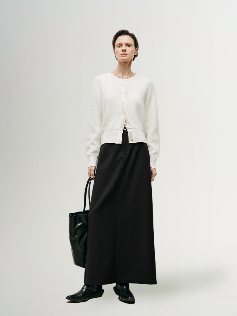 Long black skirt