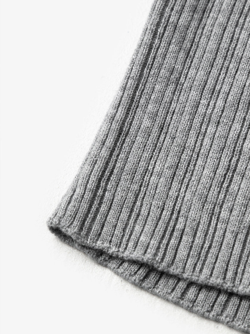 Knitted hoodie