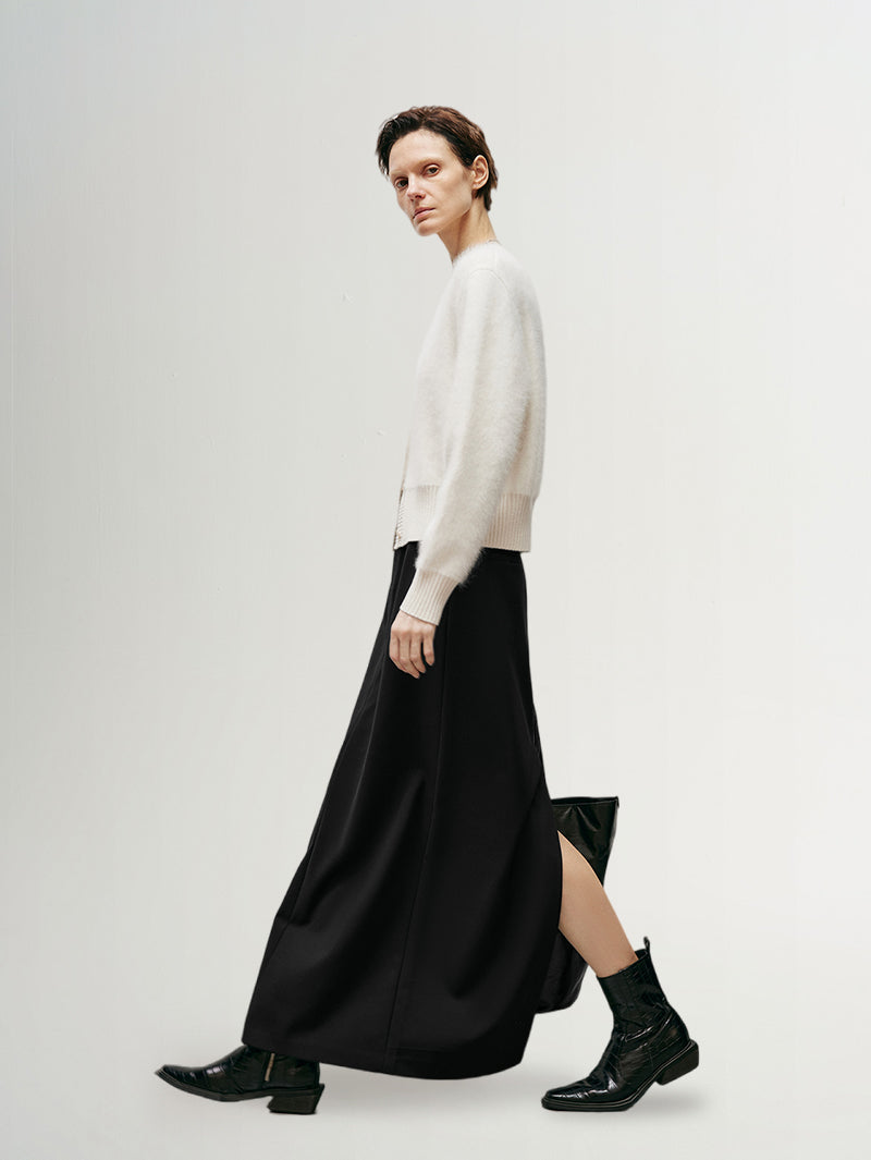 Long black skirt