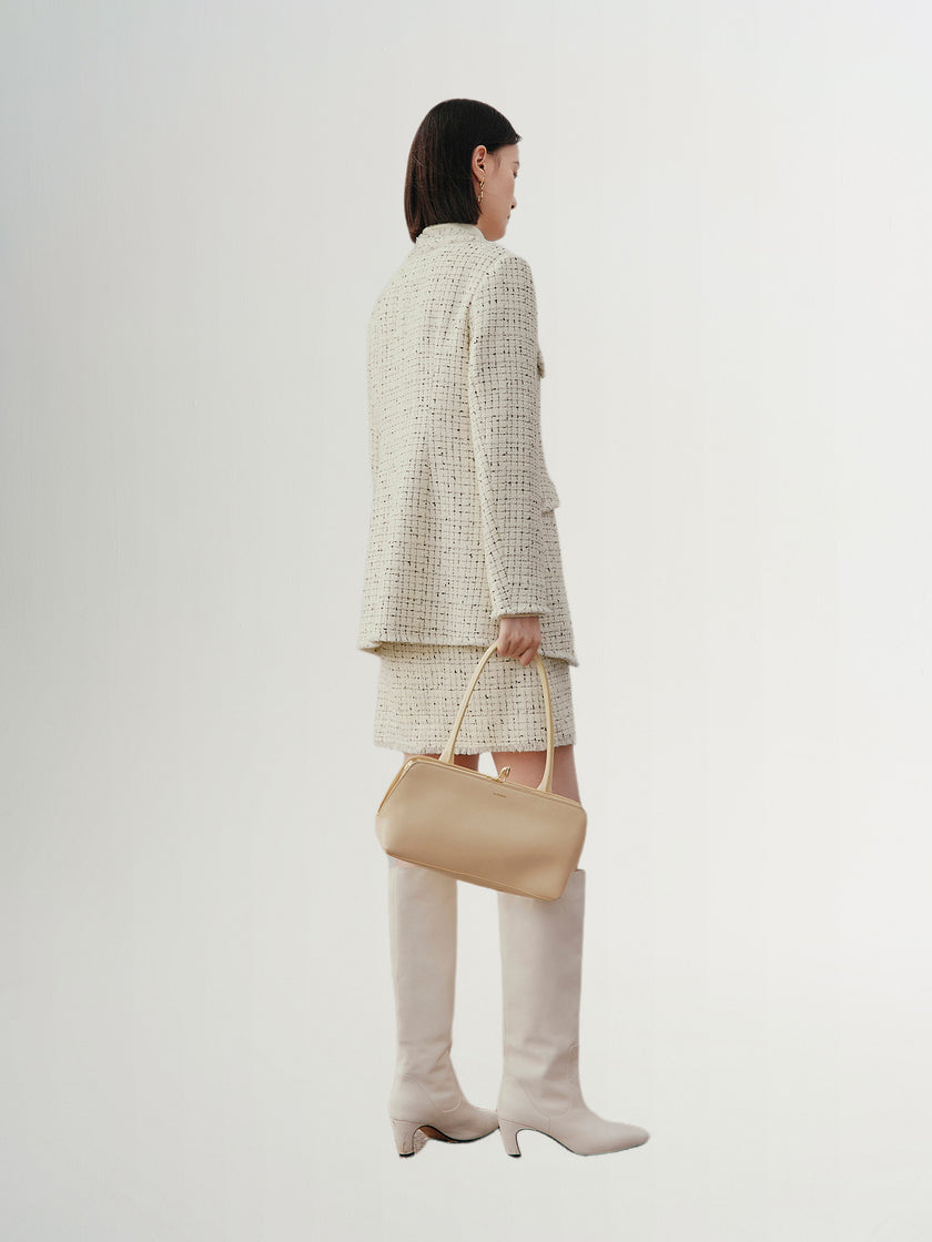 Long tweed jacket