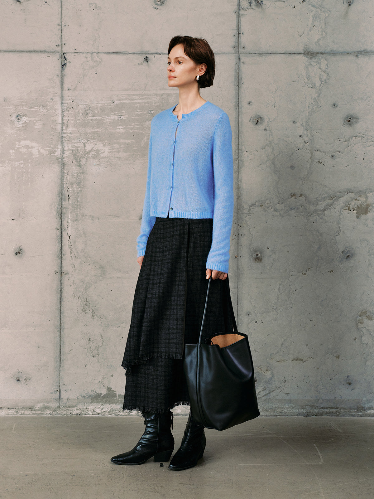 Silk-Cashmere Cardigan