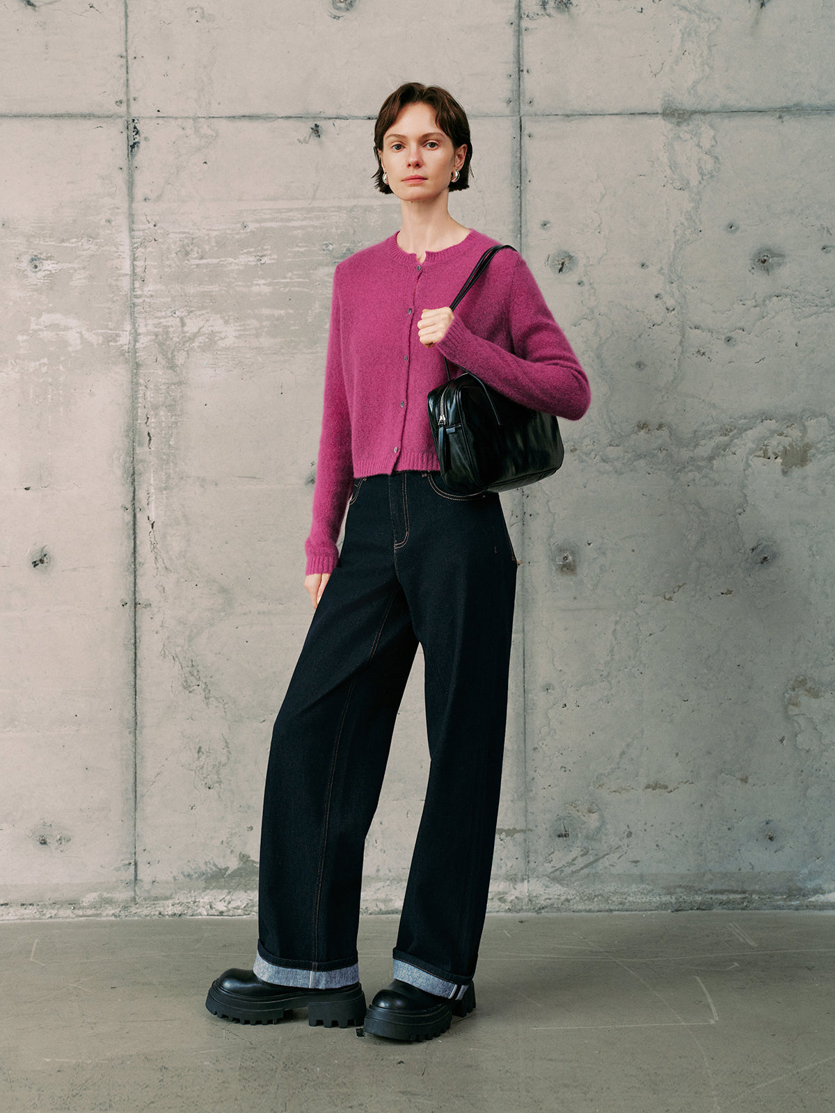 Silk-Cashmere Cardigan