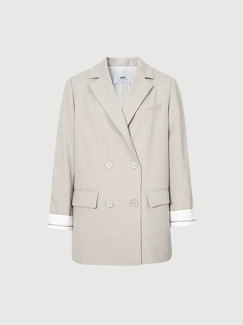 Blazer beige clair