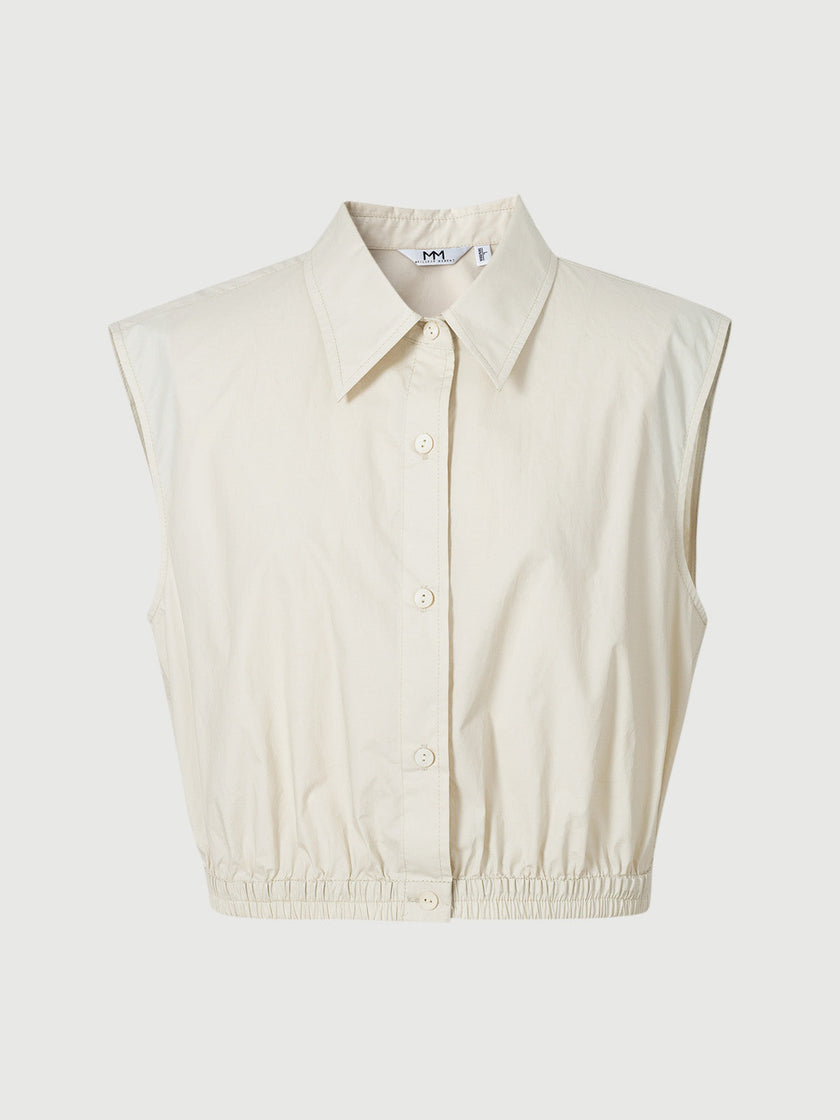 Top sans manches en coton