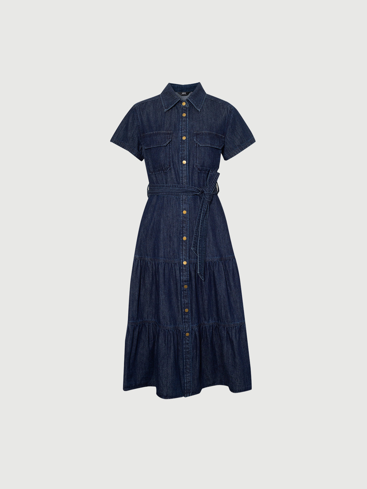 Pure Cotton Denim Dress