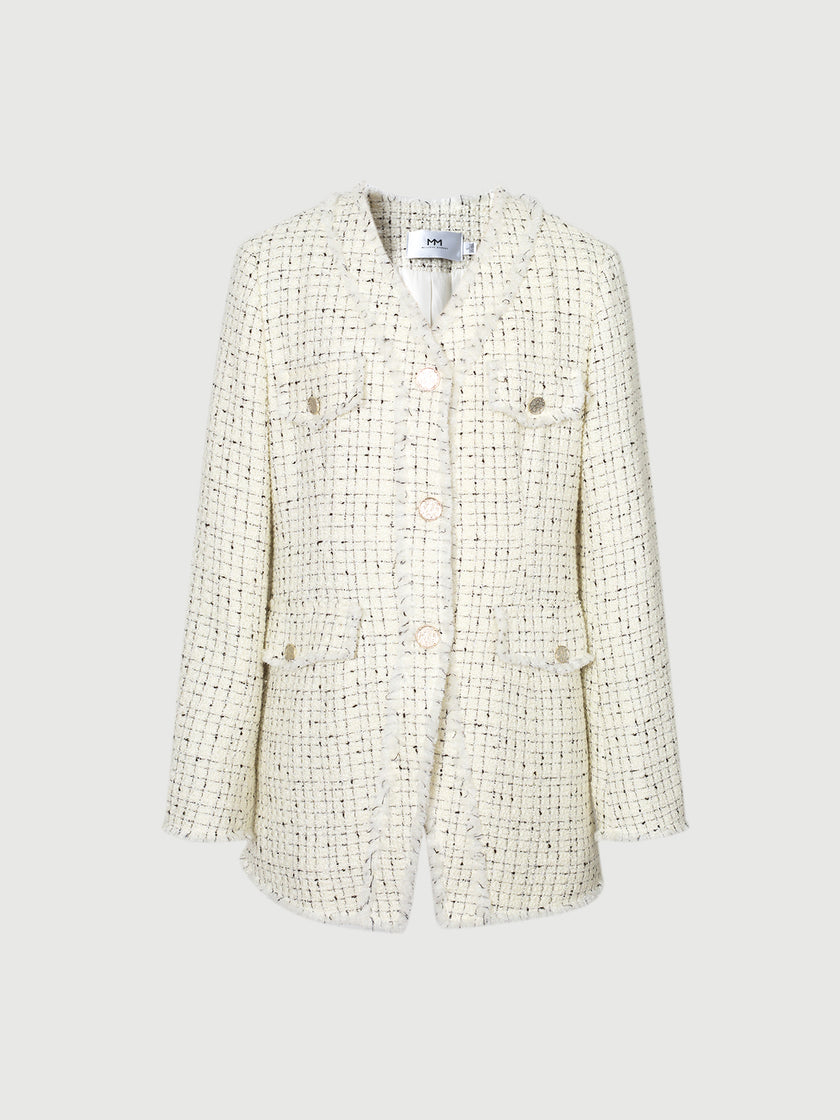 Long tweed jacket