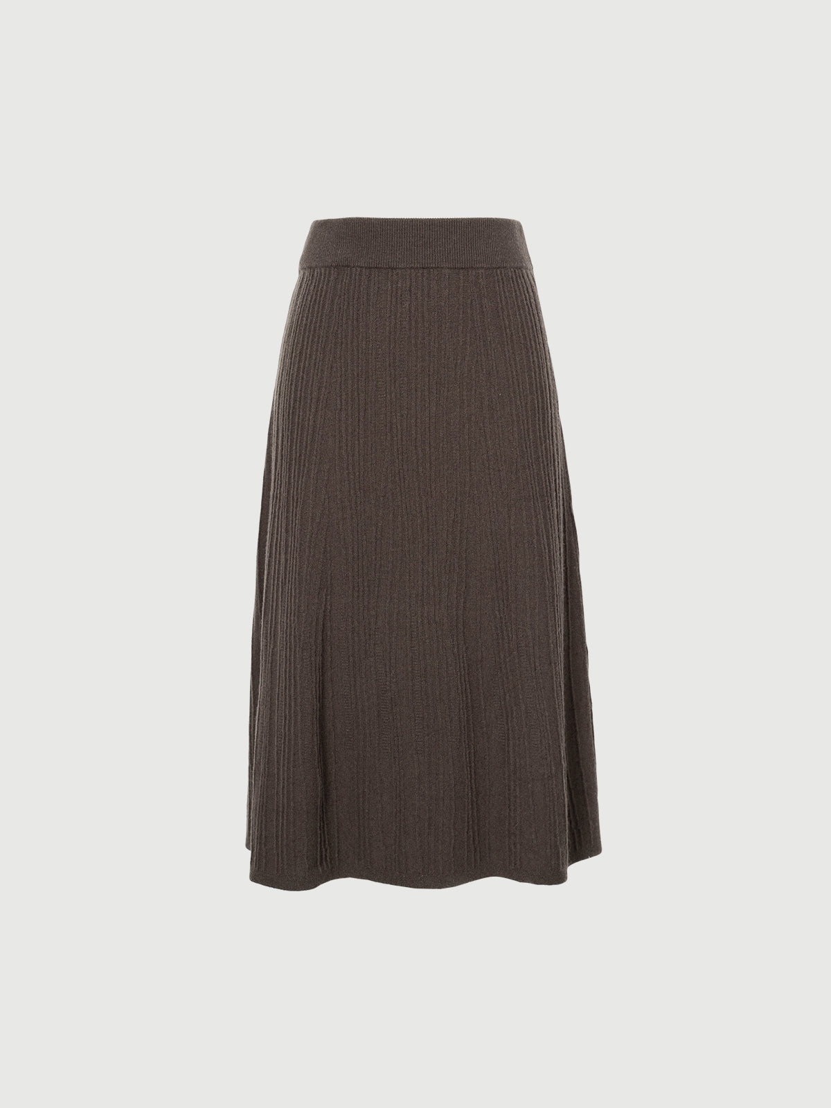 Long flared skirt