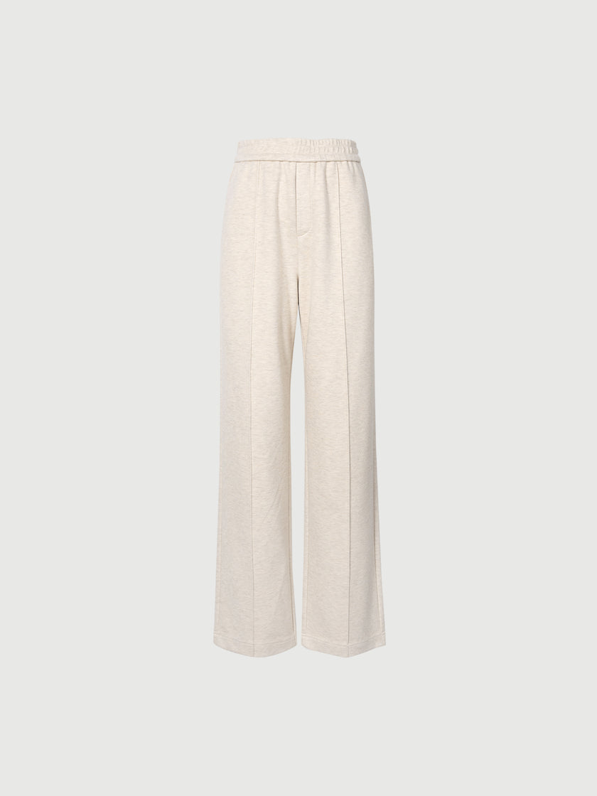 Beige wide pants