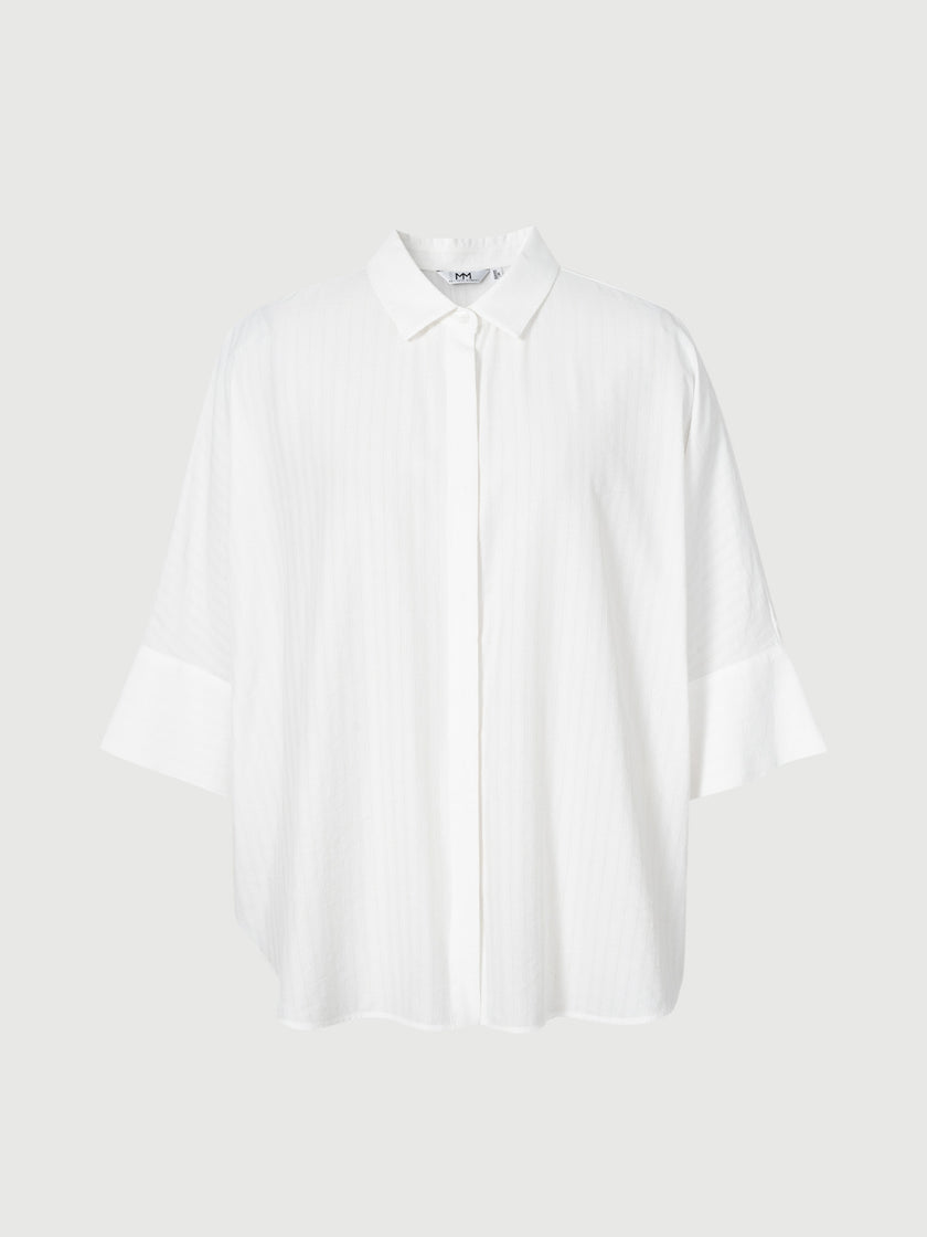 Chemise blanche manche 3/4