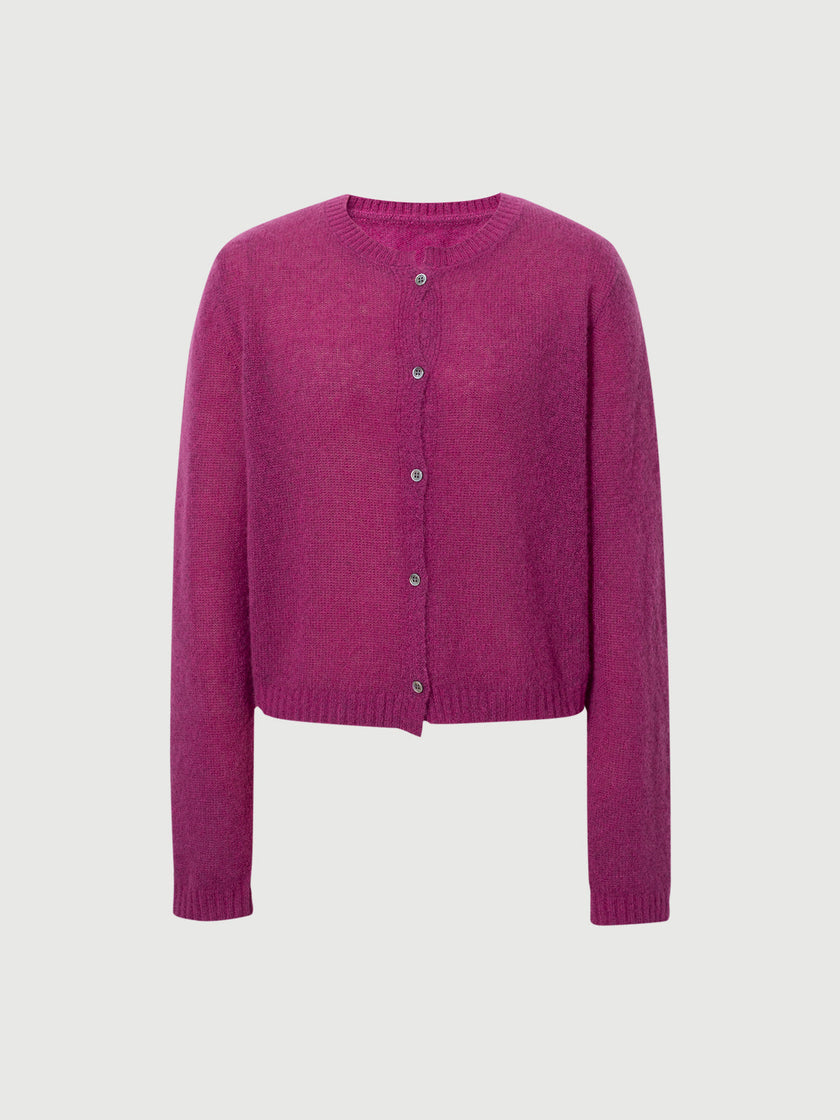 Silk-Cashmere Cardigan