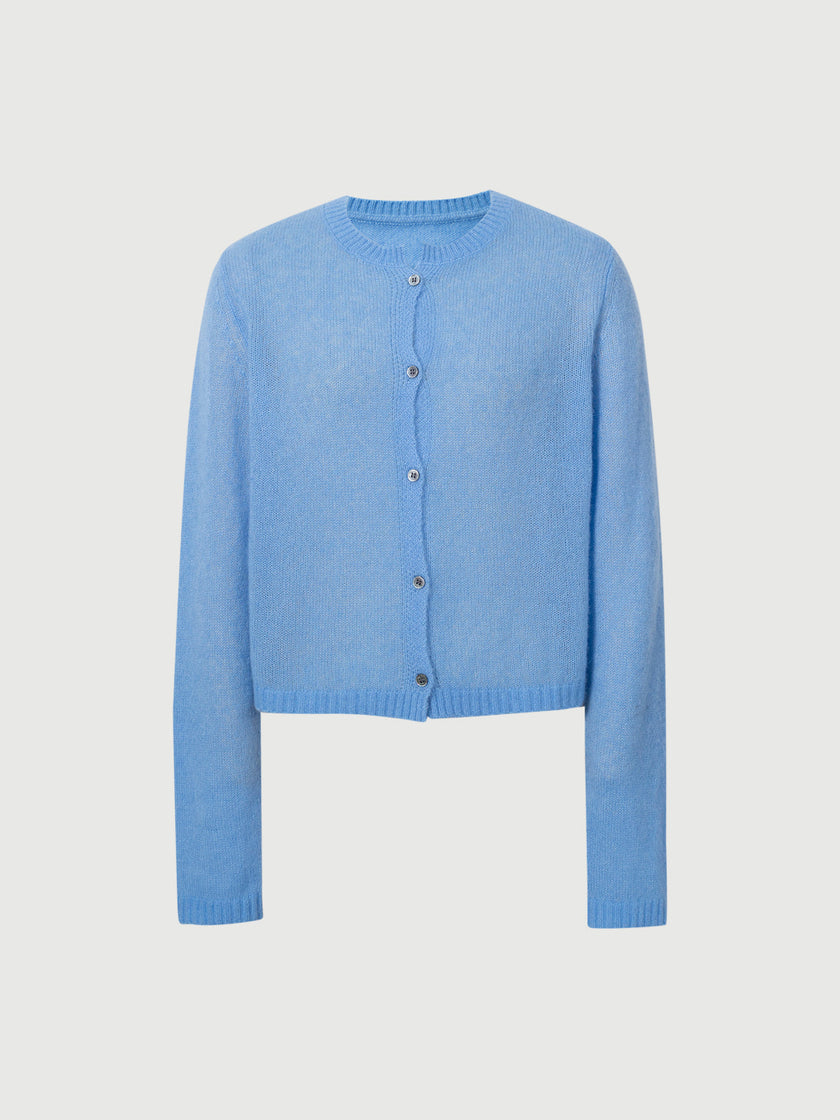 Silk-Cashmere Cardigan