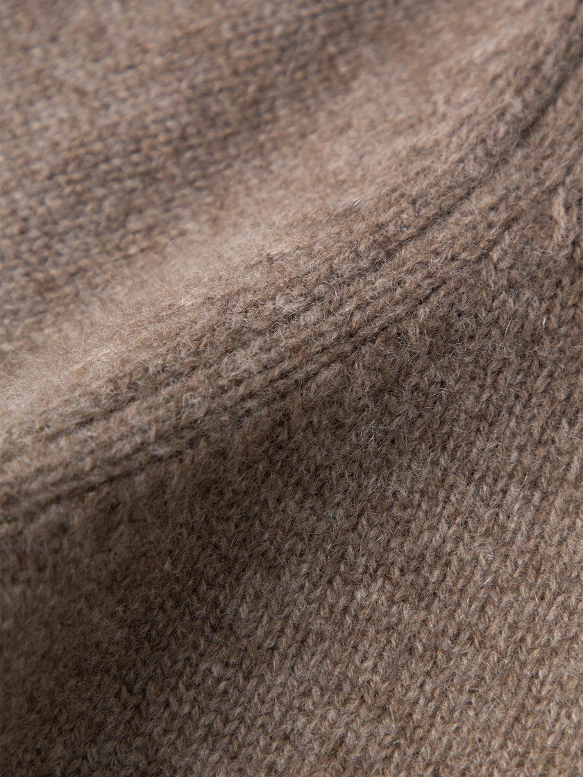 100% cashmere long-sleeved button-up cardigan