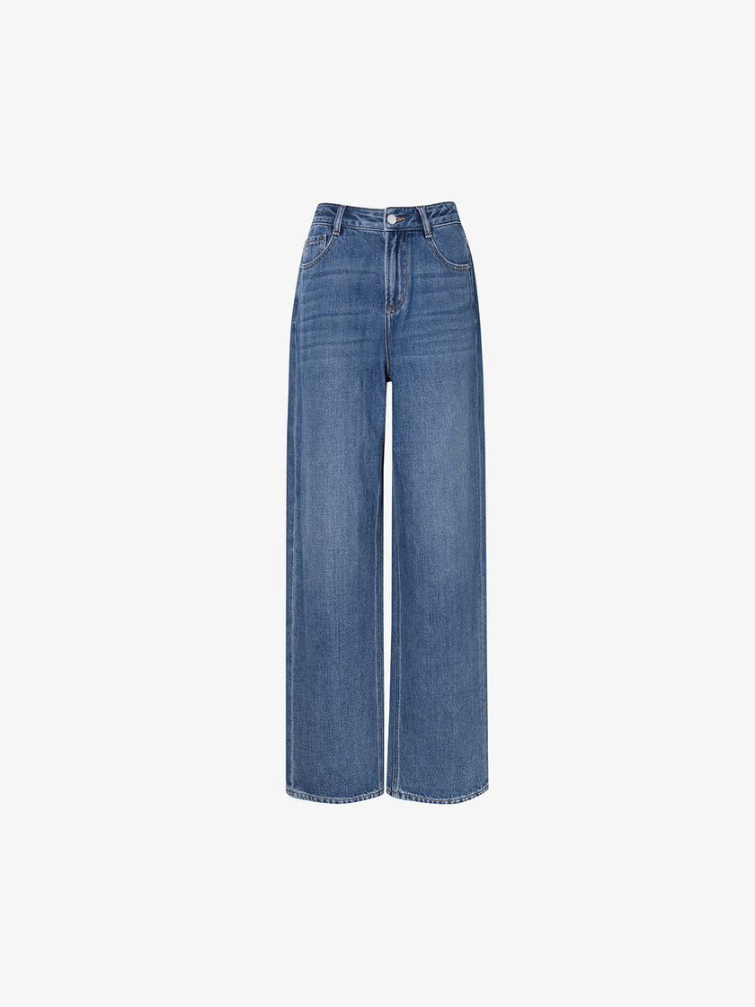 Dark blue jeans