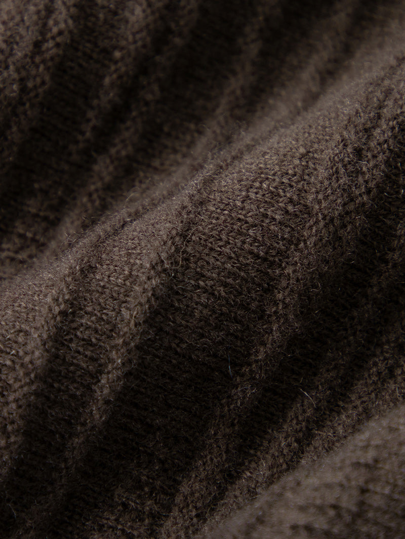Brown wool sweater 100% wool