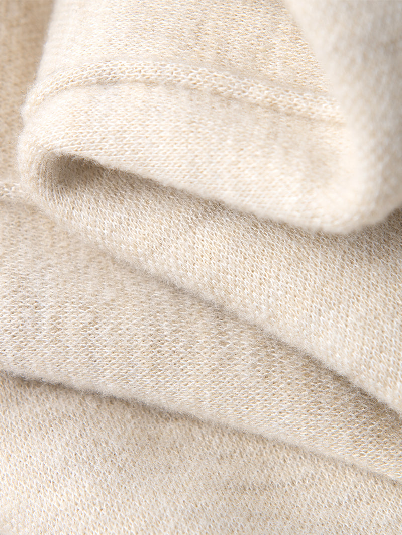 Beige wide pants