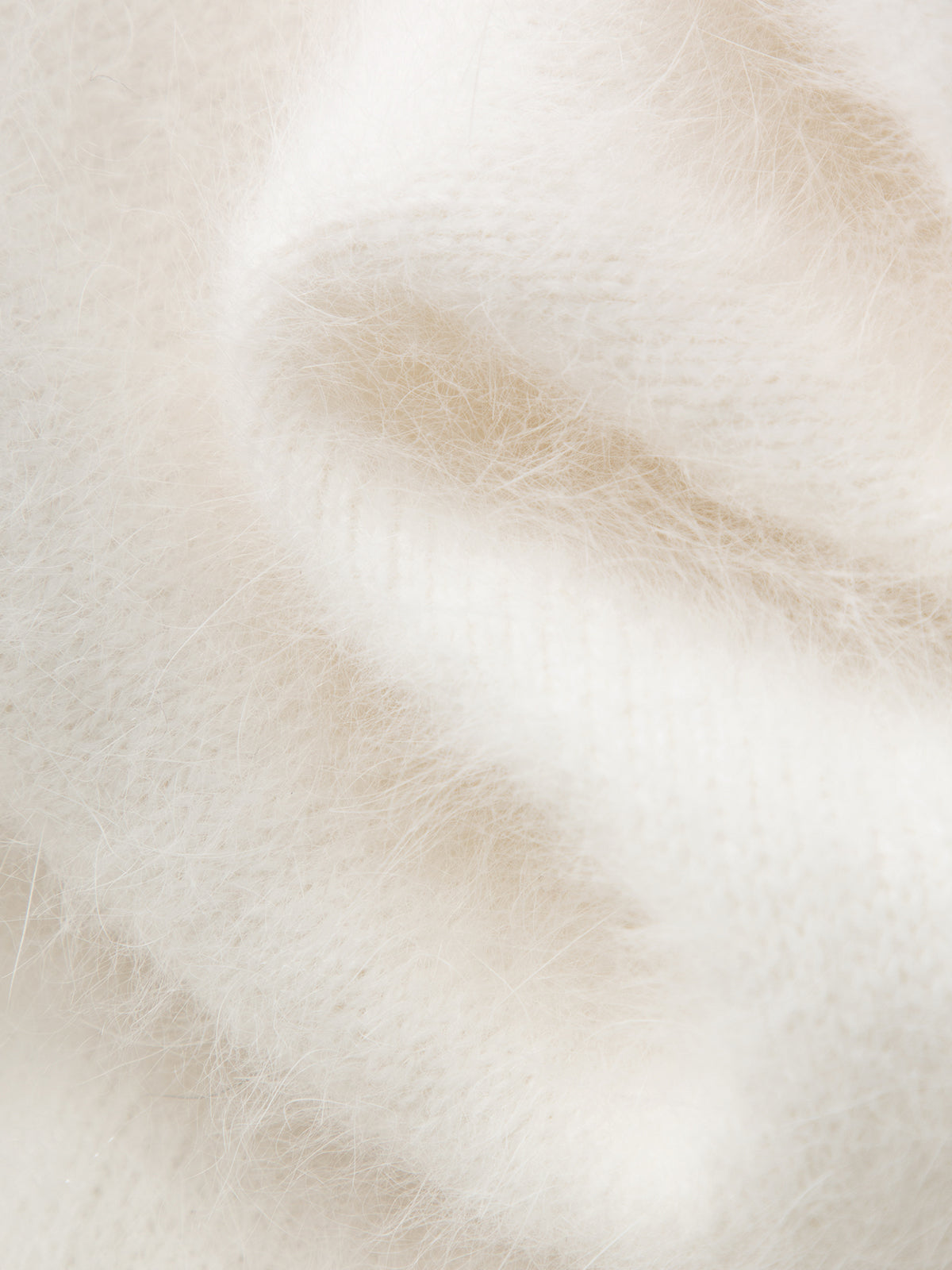 White crew neck sweater