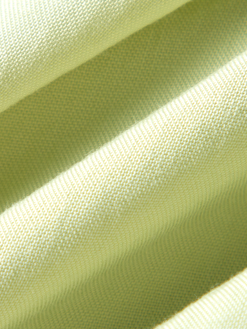 Women's Light Green V Neck Short Sleeves Shirring Smocking Design Dress