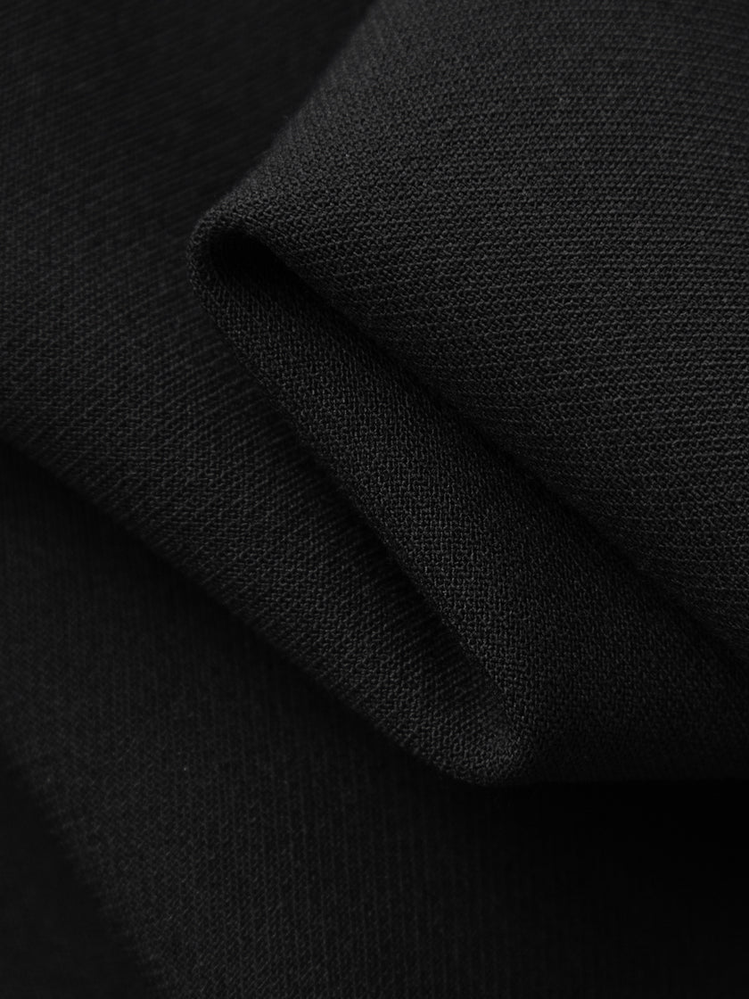Black slim fit high waist pants