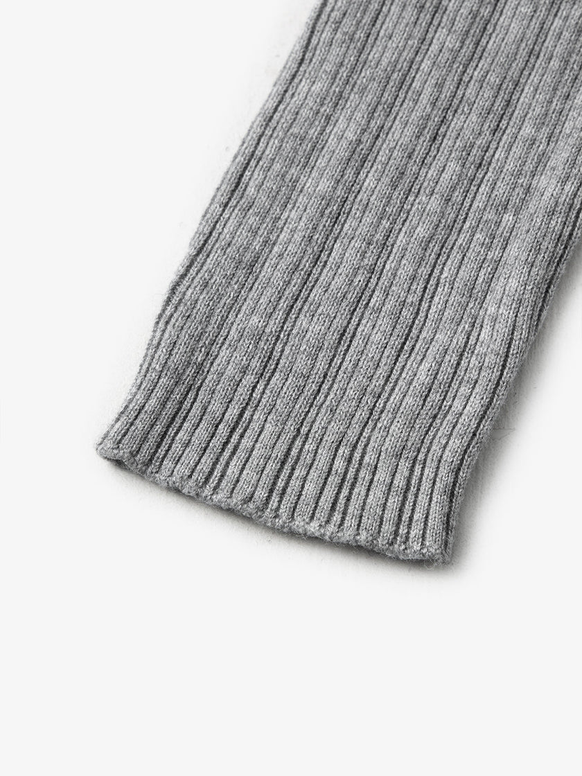 Knitted hoodie
