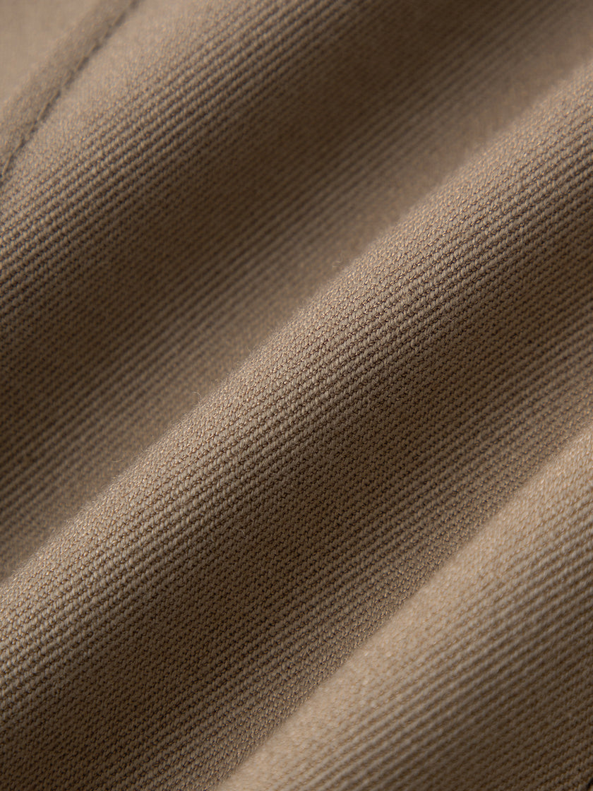 Khaki straight pants