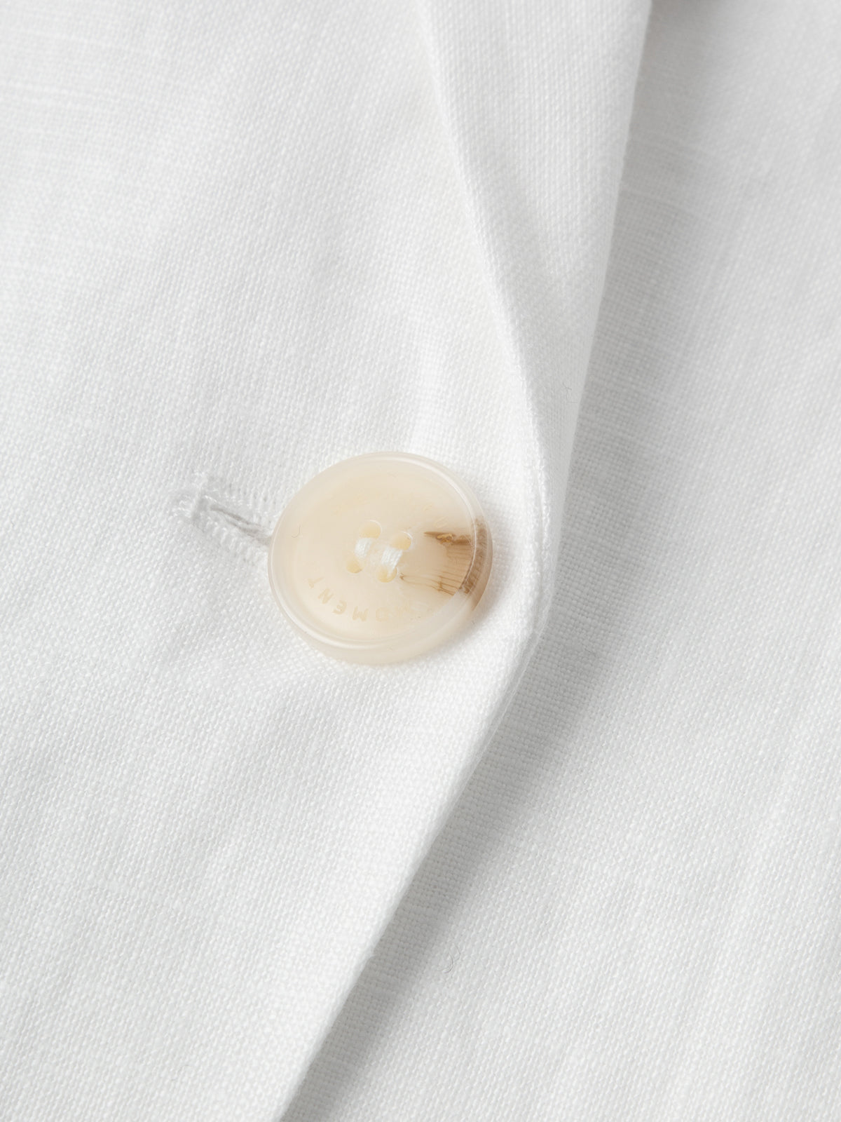 White linen blazer