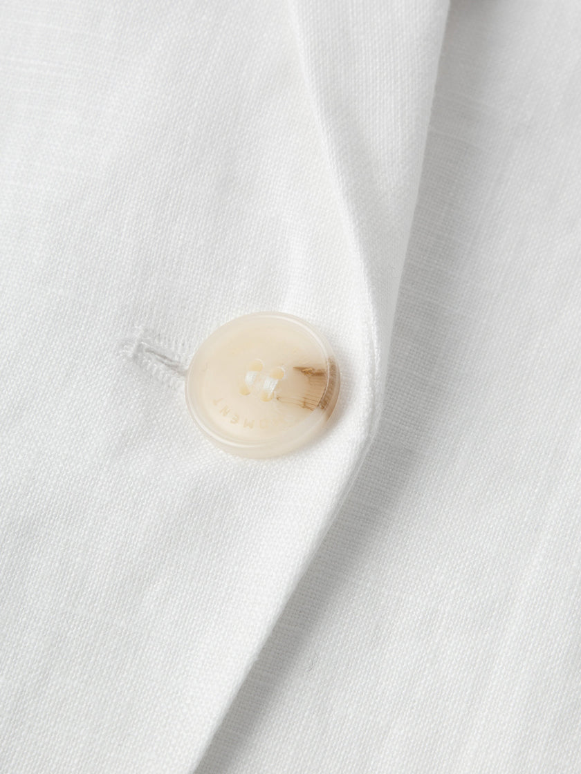 White linen blazer