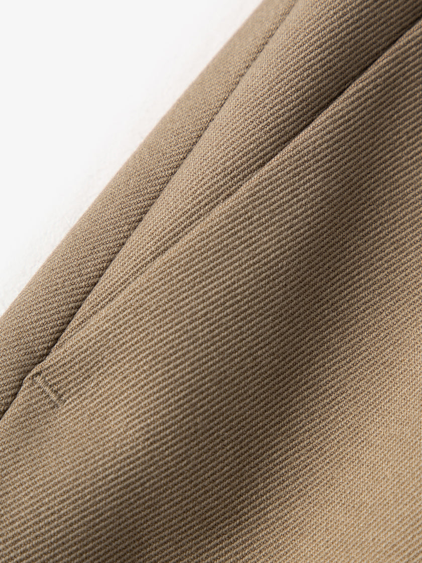 Khaki straight pants