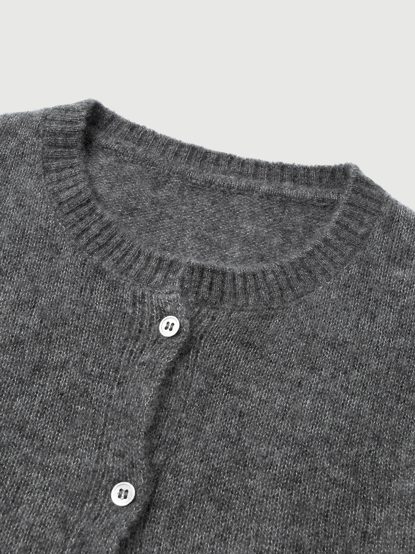 Silk-Cashmere Cardigan