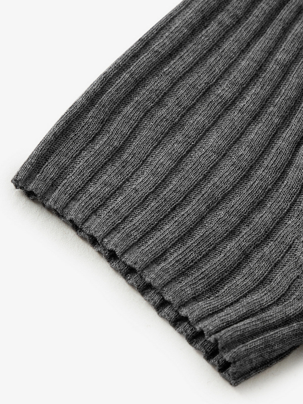 T-shirt gris tricoté