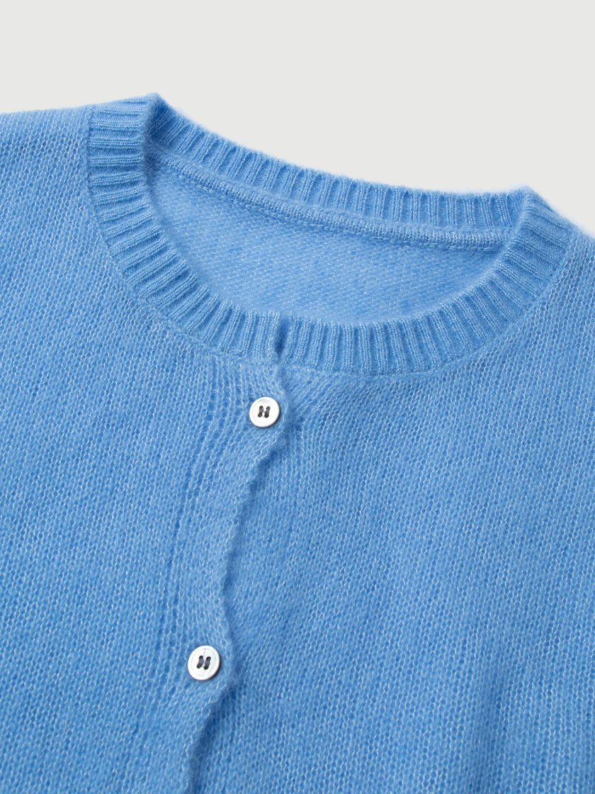 Silk-Cashmere Cardigan