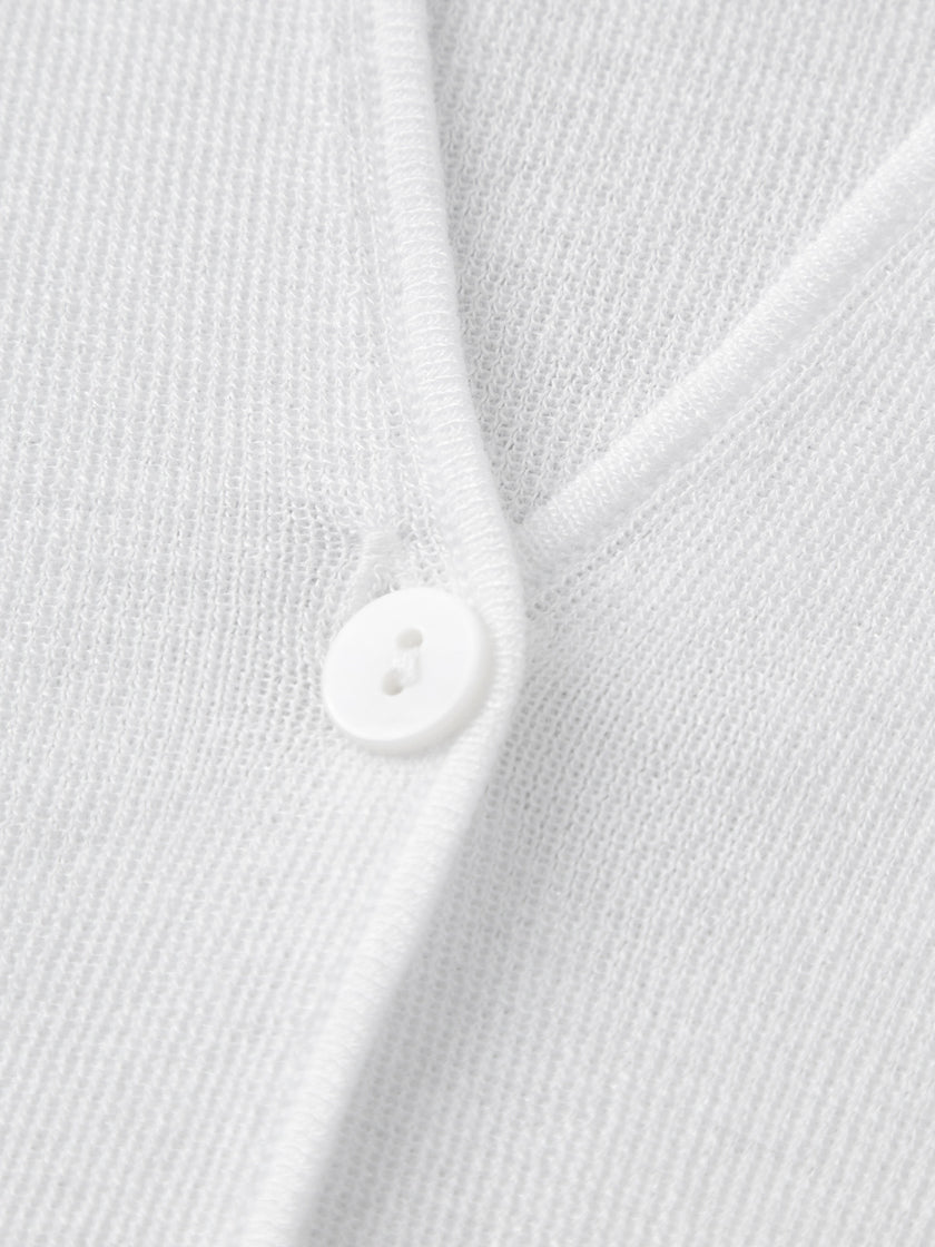 Gilet fin blanc