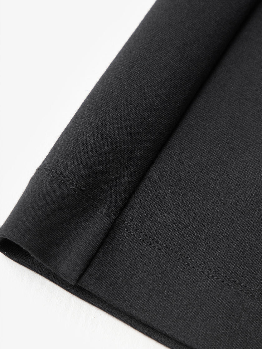 Black long skirt with elastic waist