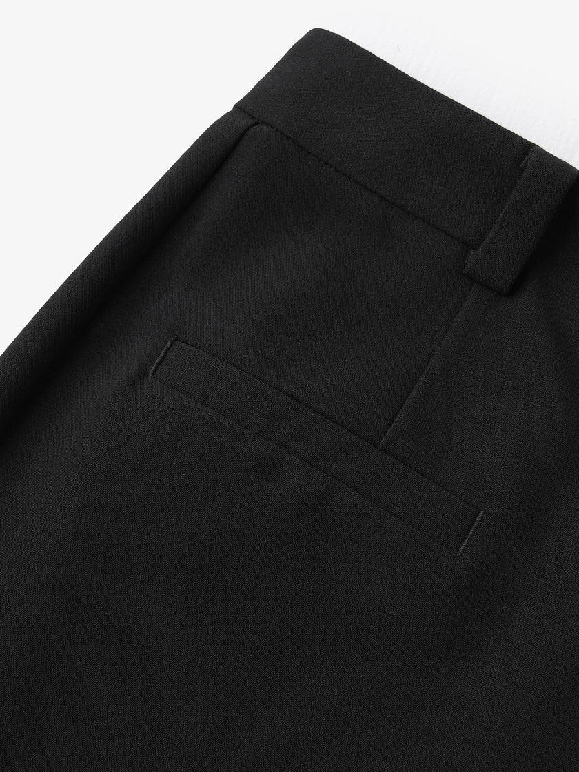 Black slim fit high waist pants