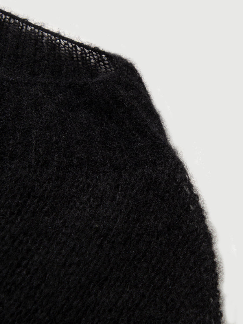 Cashmere-Silk Relaxed Pullover Sweater